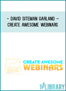 No need to go at it alone! The Create Awesome Webinars Facebook Community is JUST for Create Awesome Webinars students. Networking, support, feedback and more. You will get exclusive access with your enrollment.