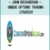 My name is John Richardson and I have created an options trading course to help other
