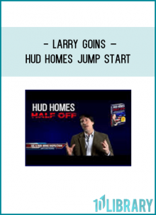 For a limited time, I am going to offer my complete HUD Homes Half Off Jump Start course at a deeply discounted introductory price