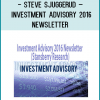 In Stansberry’s Investment Advisory, Porter Stansberry shows readers how to build and protect wealth with proven