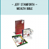 Jeff Staniforth – Wealth BibleDear Success Seeker,It’s unlikely that we’ve ever met, but, I reckon I already know a few things about you: