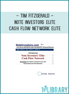 When you become a member of Note Investors’ Elite Cash Flow Network, you will have all the tools and training you’ll ever need to succeed including ongoing support from experienced professionals who will personally advise you every step of the way.