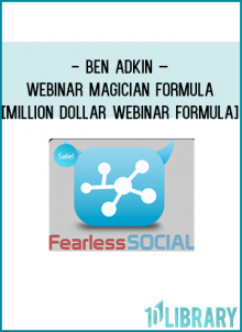 The Million Dollar Webinar Promotion Breakdown Inside Dr Ben will share with you the story of how he put together a million dollar promotion over 7 days on the back of a webinar (and how you can map the same process to sell a ton of whatever you’ve got)