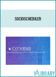 SocioScheduler is a single platform to place your multiple social media accounts on auto pilot, and also to promote how well you relate with your clients and followers.
