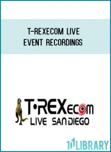 Given the fire-hose of information you’ll be receiving at the Event, I think it's safe to say that there's a nugget or two that you’ll miss out on. The content we will be revealing at this event is the most valuable information an entrepreneur can master.Get T-REXecom LIVE Event Recordings on Tutacademy.com right now!