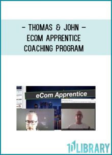 The eCom Apprentice program is a coaching and mentoring program delivered via digital training and live coaching sessions. There is a Private Support group and Private Training area. The program content will be delivered weekly via the Private Members area, and Live Coaching calls.