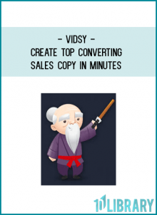 Vidsy takes you by the hand and guides you every step of the way, down to the finest detail, telling you what to write, how to write it, and what’s most important at every step