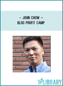 John Chow – Blog Profit CampThe wait is over! I have finally open my Blog Profit Camp coaching program for registration. However, it’s only open for 4 days so you need to sign up now to ensure you get a seat!