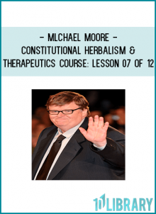 The Constitutional and Therapeutics course and the Materia Medica course, taken together, represent the last class taught by Michael ?Moore at the Southwest School of Botanical Medicine, in the spring of 2006. ?