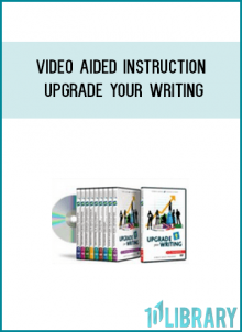 Finally, an easy-to-use resource that helps everyday students dramatically upgrade their everyday writing! Video Aided Instruction’s Upgrade Your Writing DVD series is like a virtual writing clinic on DVD. It helps middle school students through adults (especially challenged learners requiring remediation) to express themselves more effectively; improve their command of grammar, usage, and mechanics; meet (and exceed) the requirements of their assignments; focus on their purpose and their audience; and develop a writing style that’s smooth, engaging, and truly their own!