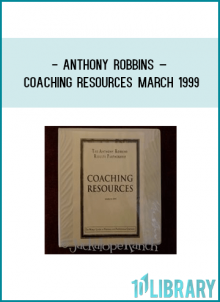 Salepage: Anthony Robbins – Coaching Resources March 1999