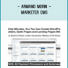 Marketer CMS – A wordpress theme from Armand Morin.Designed to help you build and write sales pages and squeeze pages in wordpress. There is no real text description, please watch the video below for more details.
