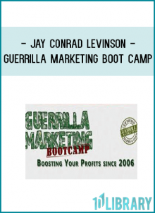This is a rare Guerrilla Marketing Boot Camp that Jay Conrad Levinson did with Mark Joyner hosting back when Mark owned AESOP and created his fame.