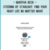 Martha Beck's work as a life coach has been featured on Oprah and has earned her accolades in outlets from National Public Radio to USA Today. More important, her trademark wisdom