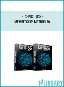 In this 5-week course, Chris Luck will help you build your membership site using his step-by-step system that’s already generated $25,028,183.02 since 2007.