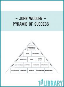 10 weeks of guided instruction and access to Coach John Wooden’s Pyramid of Success