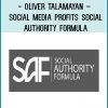 Oliver Talamayan – Social Media Profits – Social Authority Formula at Tenlibrary.com