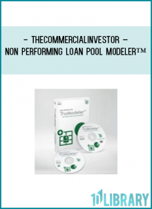 Thecommercialinvestor – Non Performing Loan Pool Modeler™ Download, Non Performing Loan Pool Modeler™ Download, Non Performing Loan Pool