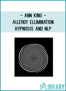Learn a simple, yet extremely powerful, technique which enables clients to completely and permanently eliminate any allergy in just one session. This is an NLP (Neurolinguistic) technique that uses visualization and dissociation. Anne has combined it with hypnotic induction and follow-up suggestions to insure a greater level of success.