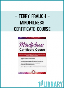 This recording is an in-depth Mindfulness Certificate Course to develop a comprehensive, step-by-step approach to help your clients incorporate mindfulness practices into their daily routine.