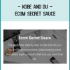 Kobe And Du – Ecom Secret Sauce at Tenlibrary.com