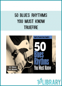 So, you finish your beer, cross your name off the list, and head out the door promising yourself that you'll get there earlier next week. Well, sit back down my bluesy friend 'cause Corey Congilio's 50 Blues Rhythms You MUST Know will keep you there all night long.