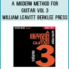 (Guitar Method). Leavitt's practical, comprehensive method is used as the basic text for Berklee's guitar program. After mastering the fundamentals from Volumes 1 and 2, guitarists will be ready to take their skills to a more challenging level. This book teaches: techniques relating to scales, arpeggios, rhythm guitar, chord/scale relationships, chord construction and voicings, tips for advanced playing, and more.