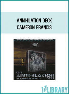 The Annihilation Deck is one of those things that you will take EVERYWHERE. It requires no skill, yet packs a MASSIVE punch. And it's repeatable with a different selection each time, making it perfect for almost any situation. With this deck in your pocket you KNOW you can unleash a brain-melting miracle at any point... and you can relax and concentrate on making your performance scintillating and memorable. The deck does all the hard work for you!