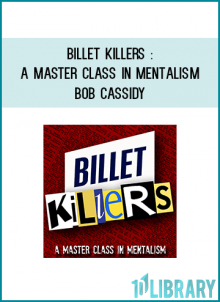 The CORE of Bob Cassidy's professional mentalism work involves the use of small slips of paper -- billets. Now learn how he transforms two simple tools: pencil and paper, into stunning mind-reading.
