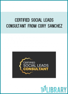 Certified Social Leads Consultant from Cory Sanchez at Midlibrary.com