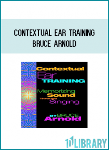 If you are just getting started with the Bruce Arnold System of Ear Training, then Contextual Ear Training is an indispensable companion course that we cannot recommend highly enough. Contextual Ear Training is usually done with its sister course Ear Training One Note Complete.  The combination of both courses gives a student a listening and singing regimen of exercises that will totally transform your ability to hear music.  These two courses have been used by thousands of musicians to transform their ear training skills.  Both courses are not based on interval training or the distance between notes but upon the sound of each pitch within a key center.  Through the consist use of these exercises you will memorize the sound of all 12 pitches within a key center.  If you are having troubles along the way Mr. Arnold gives free and unlimited email support to customers that purchase his books.  There is also an extensive FAQ build into this website and well as multiple blogs where Mr. Arnold talks about many music subjects.  You are not out on your own once you start this ear training process and you are encouraged to check in and check in often to make sure you are not doing any of the exercises incorrectly.