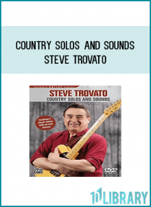Legendary guitarist and instructor Steve Trovato has taught countless musicians the art of country guitar. Now, for the first time, the best of his video lessons have been combined with new lessons to give you everything you need to create classic country sounds. Steve demonstrates and explains ideas and techniques that will help you play fantastic country solos, including fast single-note lines, poppin' double-stop lines, hot open-string licks and scales, boogie shuffle lines, and a few of his favorite licks. Learn to recreate the sounds of country greats like Chet Atkins, Albert Lee, Brian Setzer, and more. Steve also helps you choose the right amplifiers and guitars to create the sounds you are looking for. If you are serious about getting an authentic country sound, then this DVD is for you!