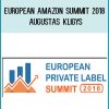 European Amazon Summit 2018 – Augustas Kligys at Tenlibrary.com