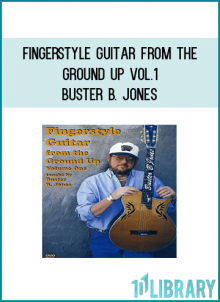 So you're interested in learning how to play fingerstyle guitar. In this lesson Buster B. Jones will take you from the very basics and start you on the road to fingerpicking. Buster's no-nonsense, clear instruction will have you picking melodies in no time. You'll find phrase-by-phrase instruction for all the exercises and songs. Split-screen techniques are featured so that you can study and clearly see what each hand is playing. You'll learn: how to tune your guitar; left and right hand playing positions; basic chords; chord movements; right hand patterns and techniques. A detailed tab/music instructional booklet is included as a PDF file on the DVD. DVD is region 0, playable worldwide.