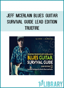 Jeff’s Lead Guitar edition of the Blues Guitar Survival Guide distills a massive range of blues-centric leads guitar techniques, stylings, harmonic knowledge and creative approaches into a hands-on, accelerated and highly intuitive curriculum. No tedious theory, no boring exercises -- you will play your way through the course exploring and learning essential concepts and then immediately applying them in a musical context.