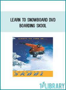 Boarding Skool is a unique snowboarding lesson using PSIA certified instructors and methods. The most complete and effective snowboarding instructional tool on the market today. Made by boarders for boarders. Boarding Skool contains gear tips and indoor boarding tips and practice exercises to get you ready for the mountain.