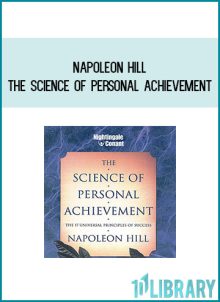 Napoleon Hill - The Science of Personal Achievement at Midlibrary.com