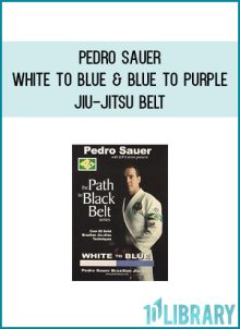 Pedro Sauer - White to Blue & Blue to Purple Jiu-Jitsu Belt at Midlibrary.com