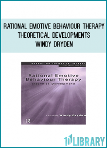 Rational Emotive Behaviour Therapy: Theoretical Developments is a cutting edge examination of the theory behind this popular approach within the cognitive-behavioural