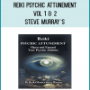 Reiki Master Steve Murray has embedded a Reiki Psychic Attunement throughout the music in each Volume. The Reiki Psychic Attunement will be activated each time the music is played, but you will only hear the music. The Psychic Attunement will enhance and reinforce any psychic activities you are doing at the time for yourself and/or others. Music can be played when trying to access and receive healing information, psychic readings, contacting spirits, reading the tarot, etc., or in any situation you need your natural psychic abilities enhanced and/or reinforced. Besides the embedded Psychic Attunement, the CDs are great background music to create the atmosphere for all Psychic activities and plays continuously for over 55 minutes without separate tracks to avoid interruption.
