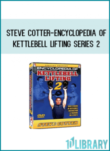 Encyclopedia of Kettlebell Lifting Series 2 is the continuation of the massive and best selling Encyclopedia Series 1 created by Steve Cotter. With over 220 new techniques, this DVD series will take any serious Kettlebell lifter's technical skill and knowledge to the highest level possible. Picking up where the first series ended, Cotter adds to the techniques shown on the original set with more advanced and challenging lifts. Additionally, Cotter teaches some of his favorite personal lifts like his Kettlebell BOSU system, Kettlebell juggling and his popular Explode! series of lifts. You will also be taken though Steve Cotters own private Kettlebell workout that is responsible for his own his unique and unequaled power and strength with the Kettlebells. This workout was designed for you to follow along with Cotter from the warm up to each amazing lift he does! As an added bonus, an additional 10 programs are included for general conditioning, core training, anaerobic conditioning, mobility, strength and power and overall cardio. This is without a doubt the most comprehensive series on Kettlebell lifting ever created!