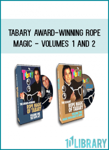 Tabary's innovative effects, methods, and techniques are unsurpassed in the realm of rope magic. He has elevated rope magic to such a high level it now takes on an elegant artistry that no one else has ever achieved.