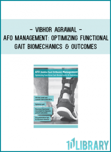 Over the past several years, ankle foot orthoses (AFOs) have evolved in form, function, and complexity. They are no longer simple