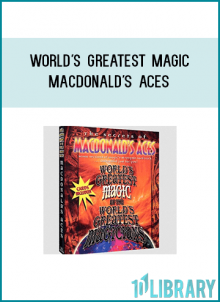 There are many who would argue that the Ace assembly trick that has come to be known as MacDonald's Aces is the strongest card trick you can do for a layman. Though you may have a different opinion, you just may be tempted to change your mind after witnessing the six world-class performances on this volume.