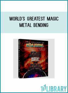 In the world of prestidigitation, there are magic tricks . . . and then there's metal bending. Ever since Uri Geller set the imagination of the world on fire by bending silverware with seemingly nothing more than just his mind power, people have been fascinated by this arcane ability.