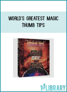 The thumb tip is one of the most utilized and valuable gimmicks in magic but it also wins the title of perhaps its most badly used. However, the thumb tip, despite repeated exposures, can still create miracles when used properly and judiciousl
