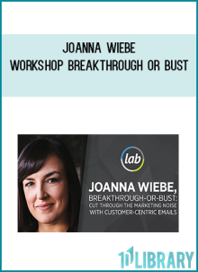 Joanna Wiebe – Workshop Breakthrough Or Bust Cut Through The Marketing Noise with Customer-Centric Emails