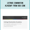 Listings Domination Academy from Bob Cenk at Midlibrary.com