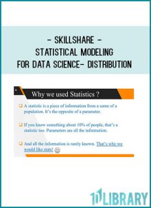SkillShare - Statistical Modeling for Data science- Distribution at Tenlibrary.com