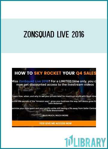 ZonSquad Live 2016 at Tenlibrary.com